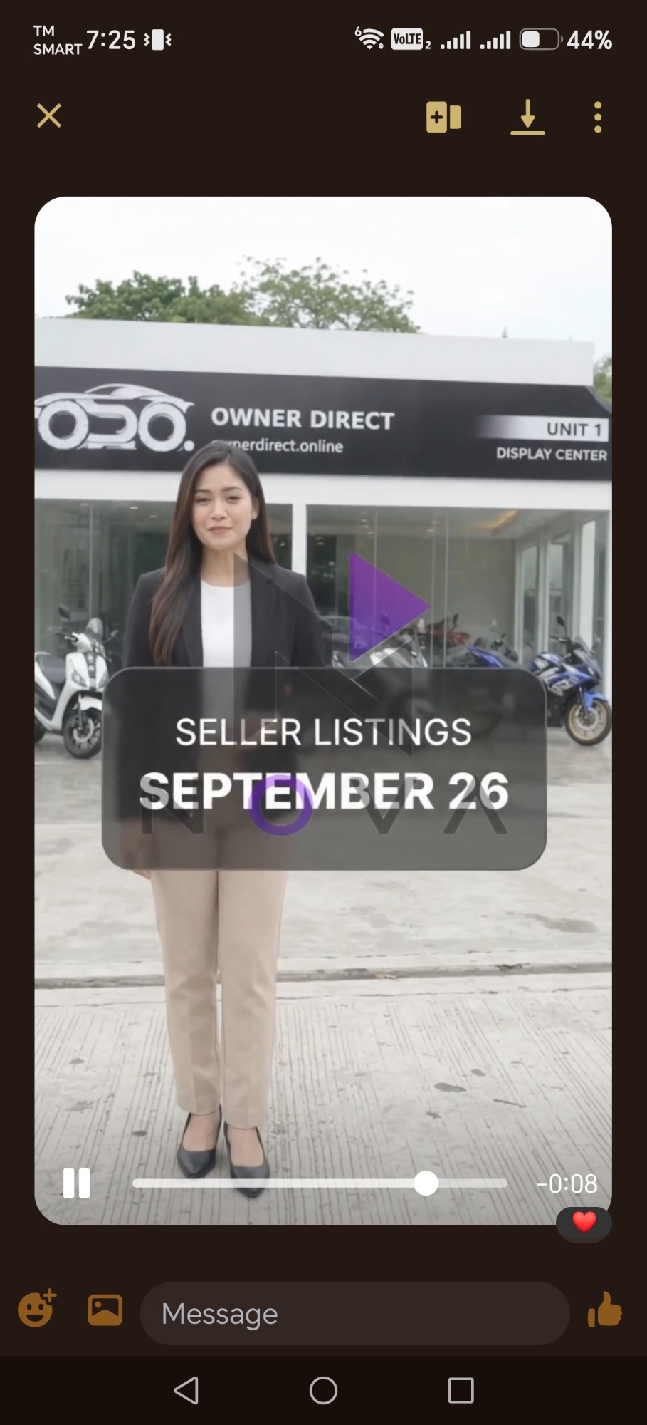 Seller listings — limited free parking at Tandoc